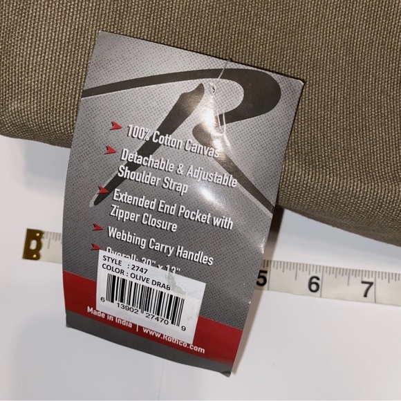 Terminator Olive Drab Canvas Gen II Duffle Bag 2 Strap Backpack Tactical bag - Picture 3 of 14